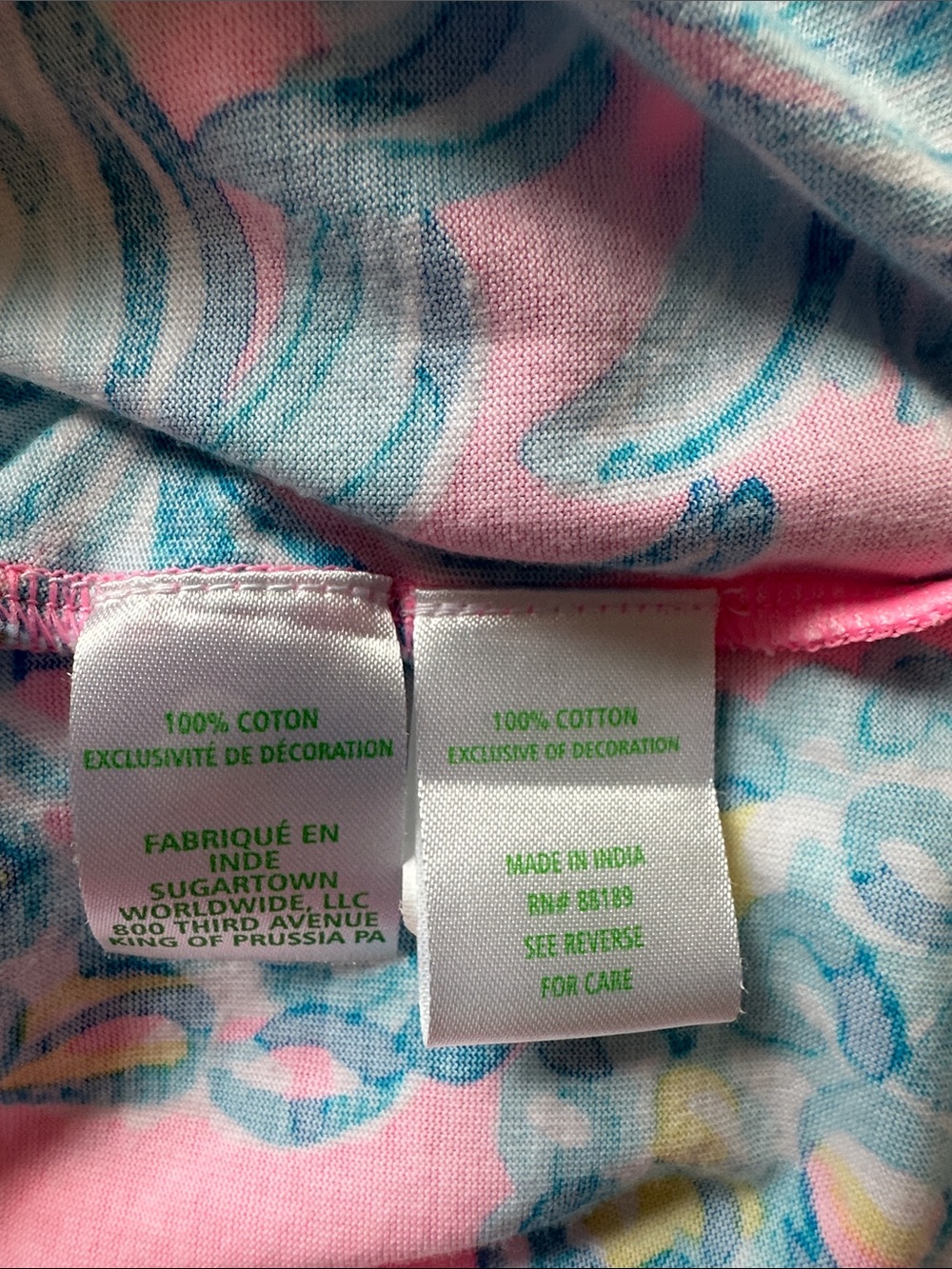 Lilly Pulitzer Pink Tropical Pineapple Print Ruffle Sleeve Top - Picture 4 of 9